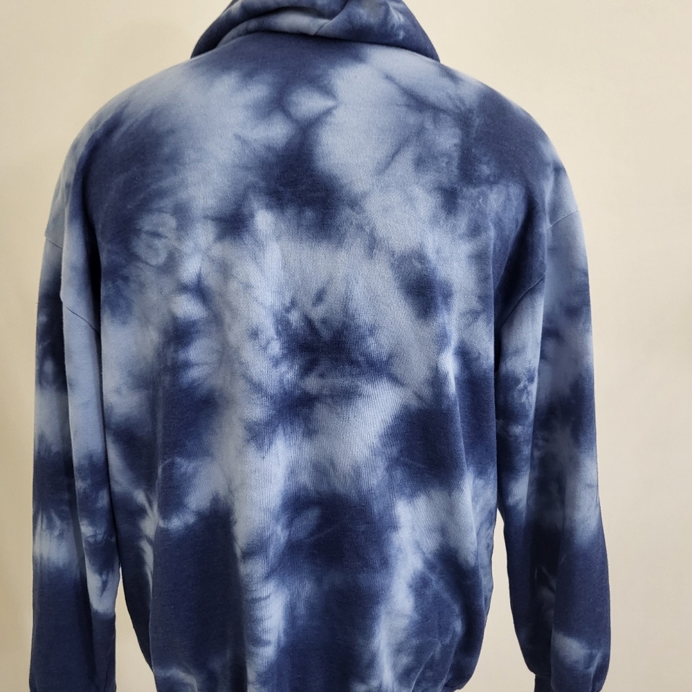 Yale University Womens Hoodie, Blue TieDye Size Med - Picture 7 of 7